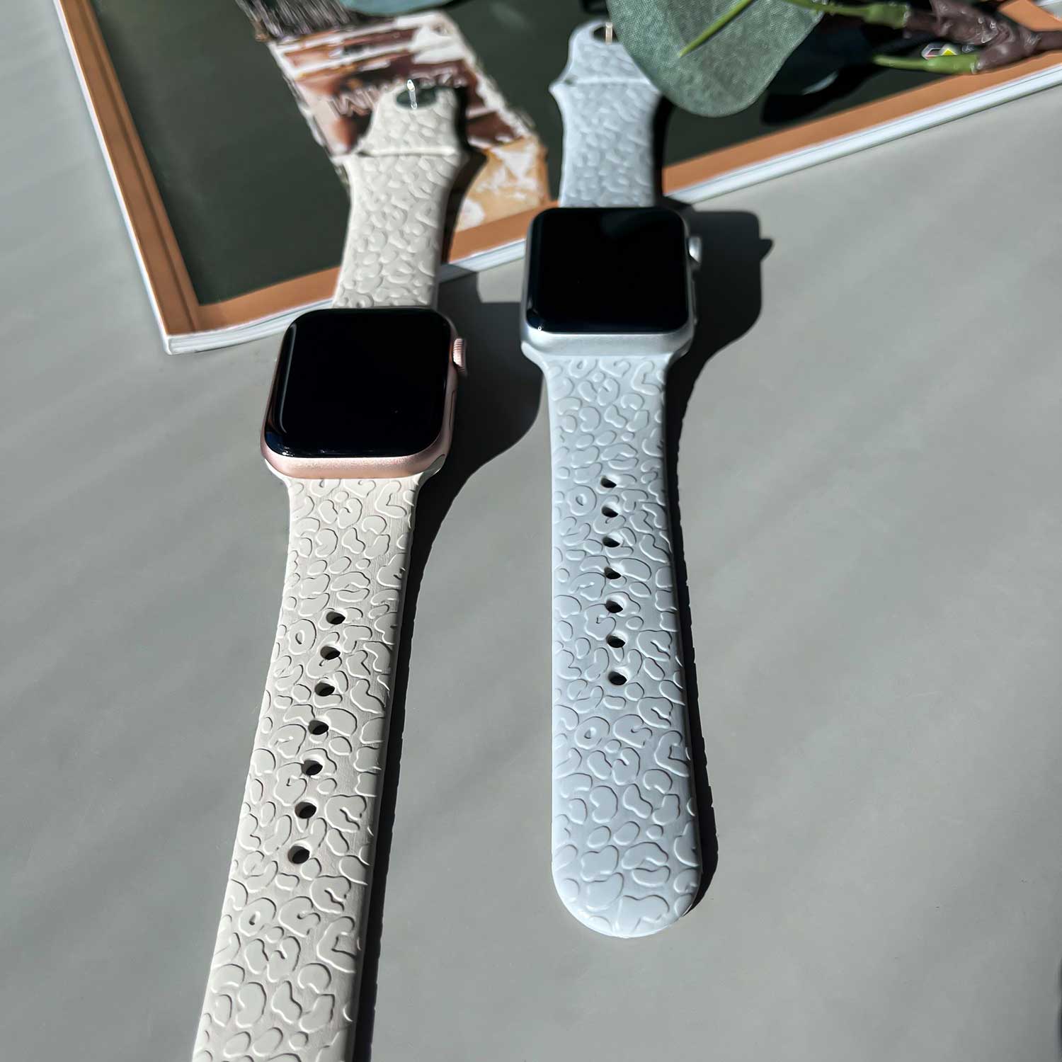 Apple Watch Print Sport Strap - Leopard Starlight