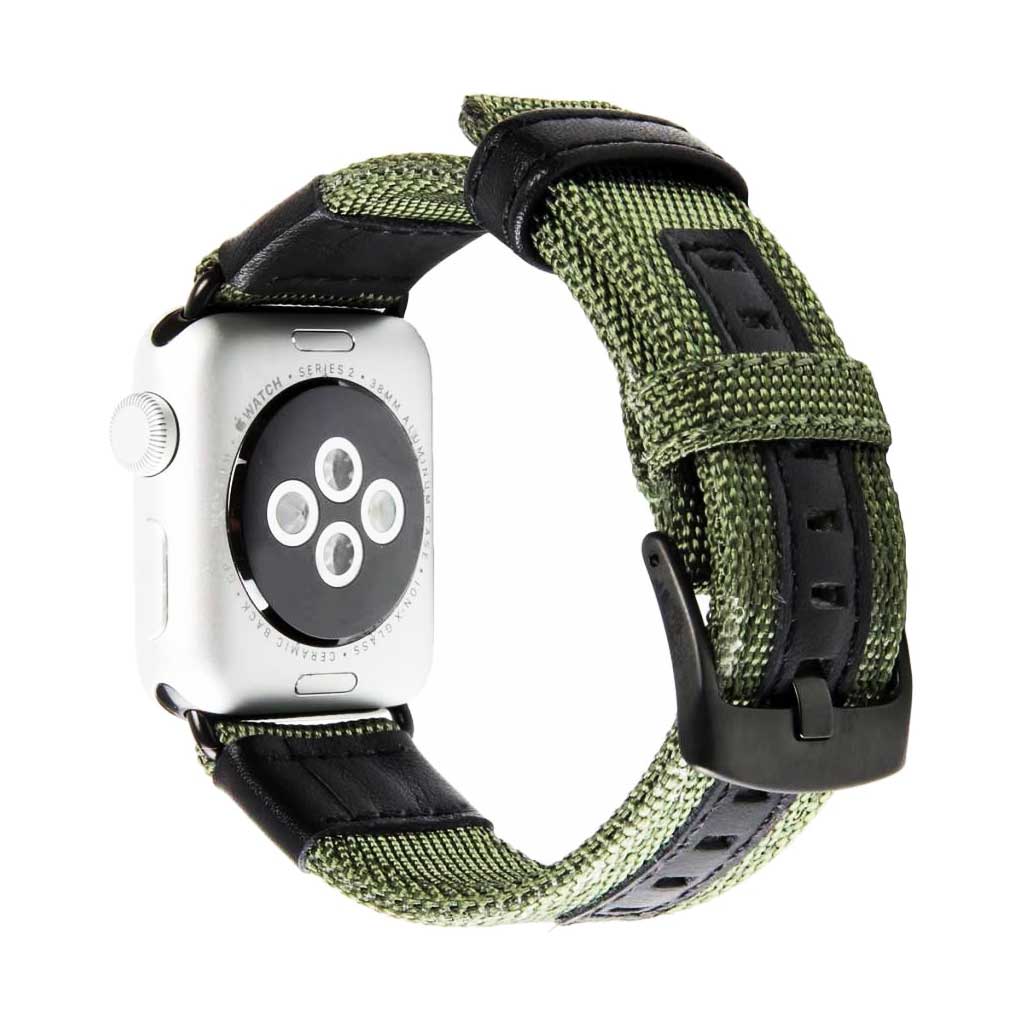 Apple Watch Nylon Military Strap - Green