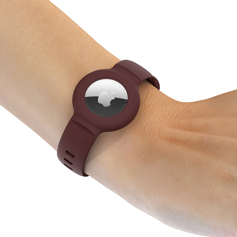 Airtag Strap - Burgundy