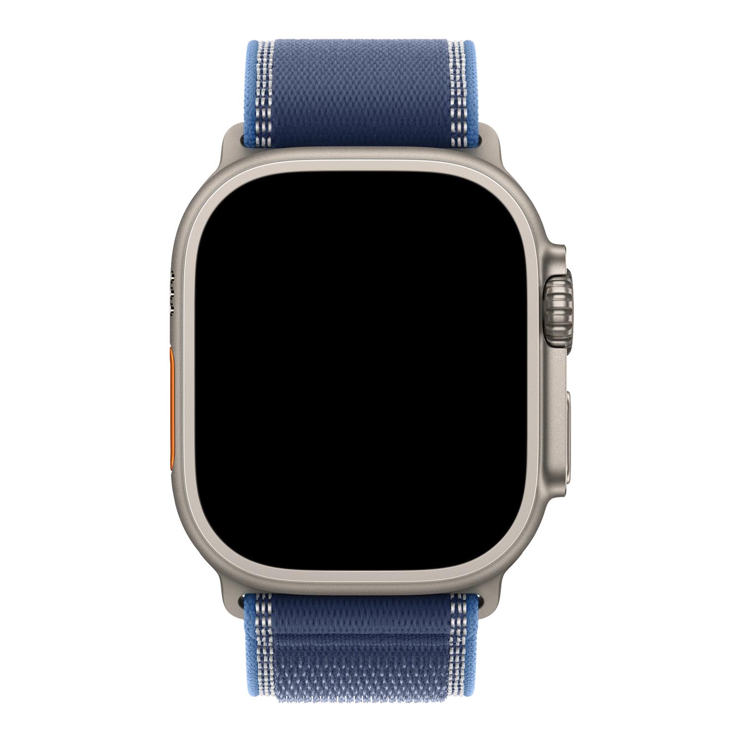 Apple Watch strap Trail - nylon - blue bright blue - silver