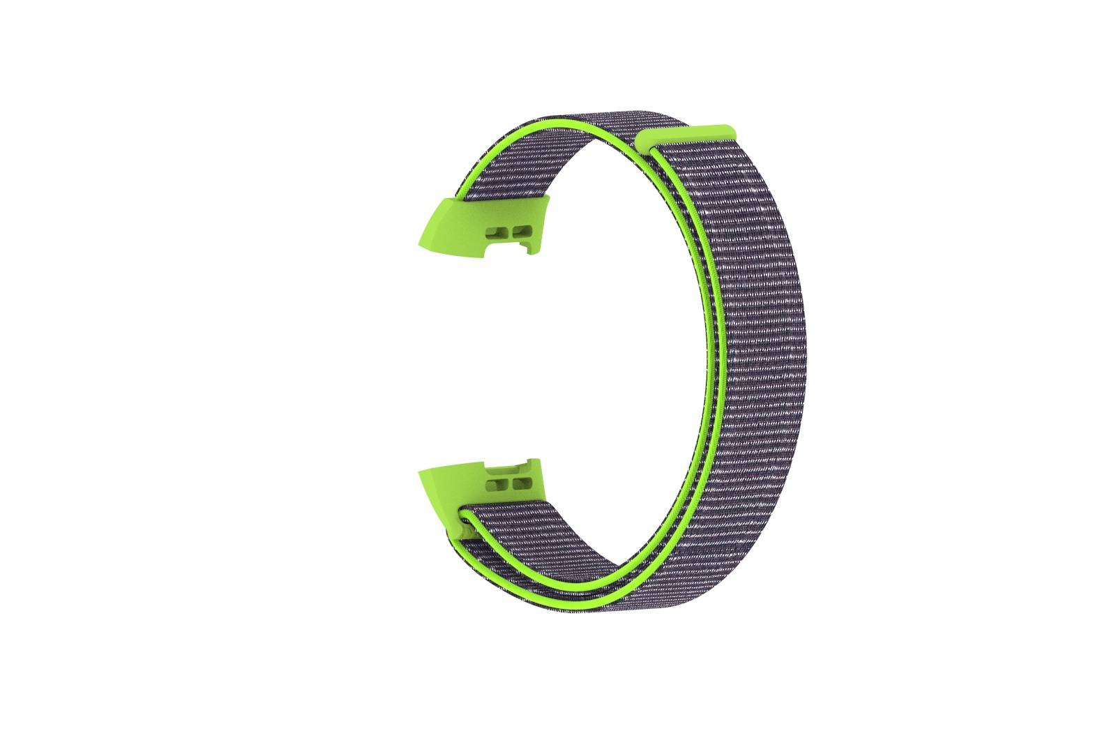 Fitbit Charge 3 &Amp; 4 Nylon Strap - Bright Yellow