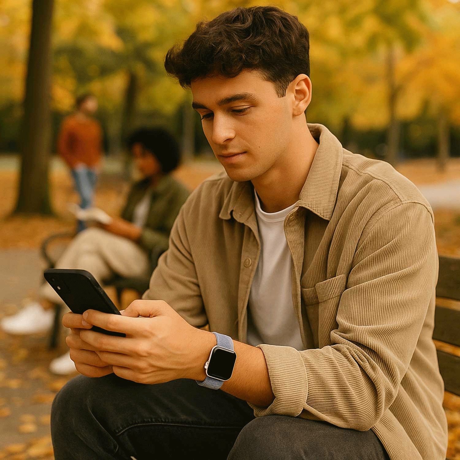 Apple Watch Nylon Sport Loop Strap - Periwinkle - 7440850396343 - 123watches