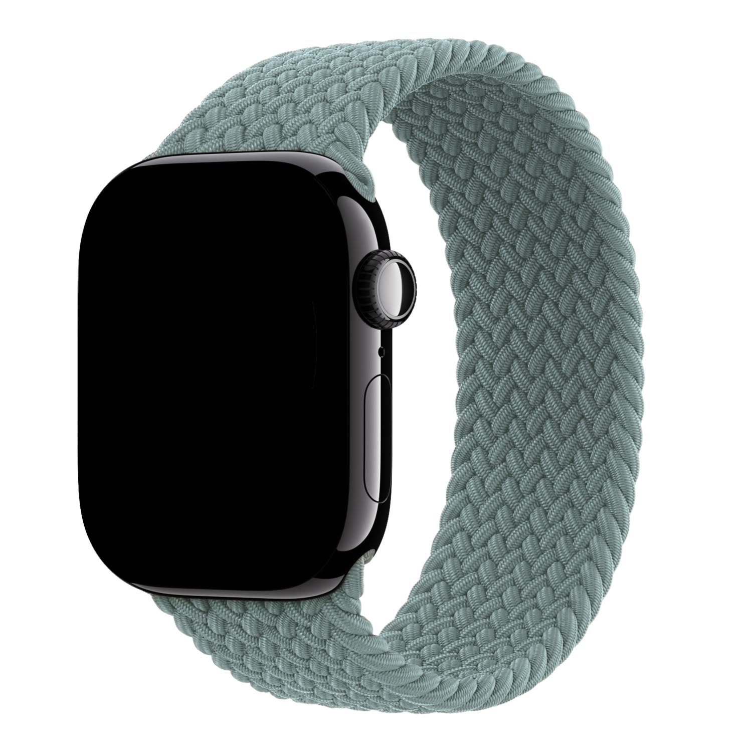 Apple Watch band Onyx - braided - solo - nylon - Green-grey
