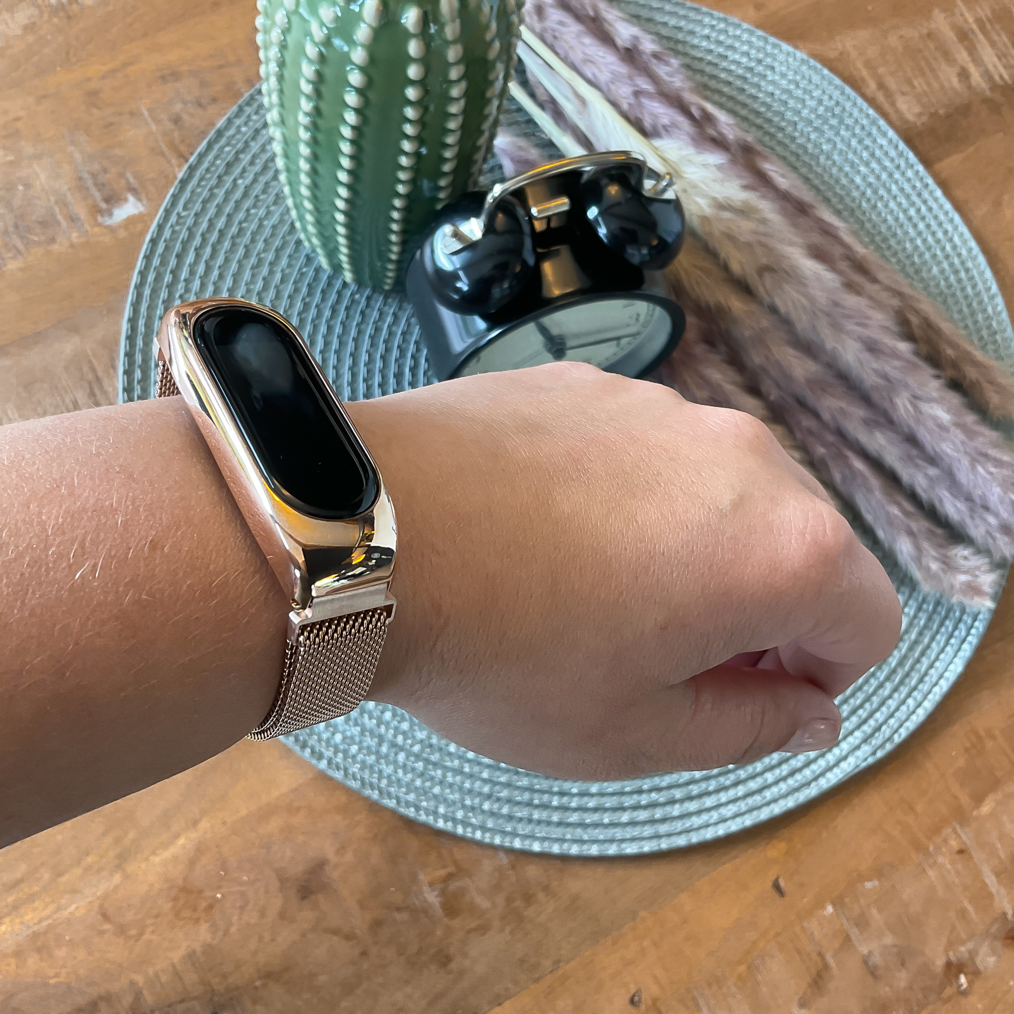 Xiaomi Mi 3/4/5/6 Milanese Strap - Rose Gold