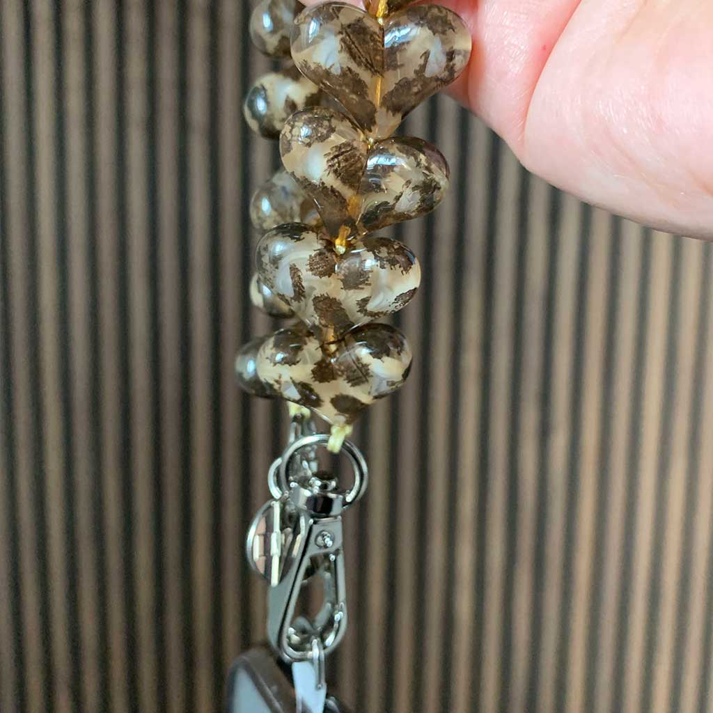 Cell phone chains Heart