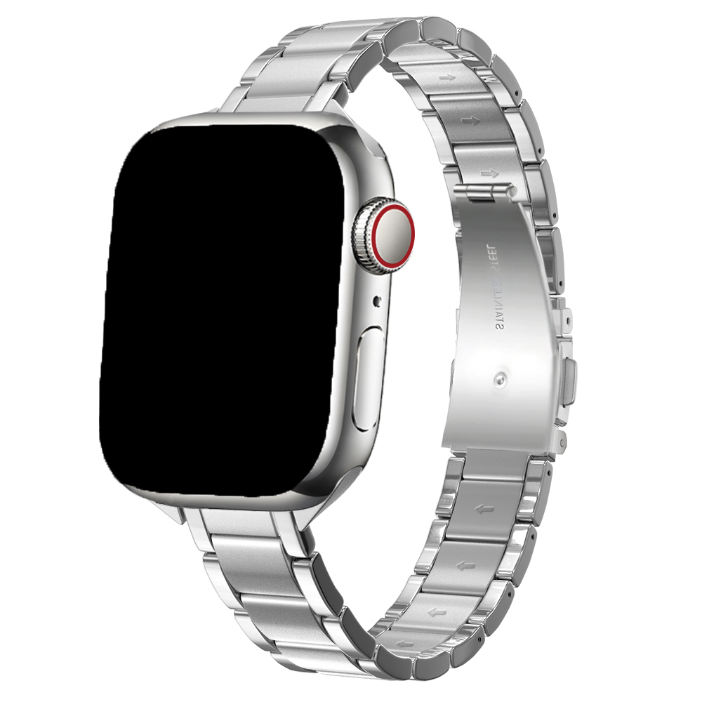 Apple Watch Thin Link Band Noor - Silver