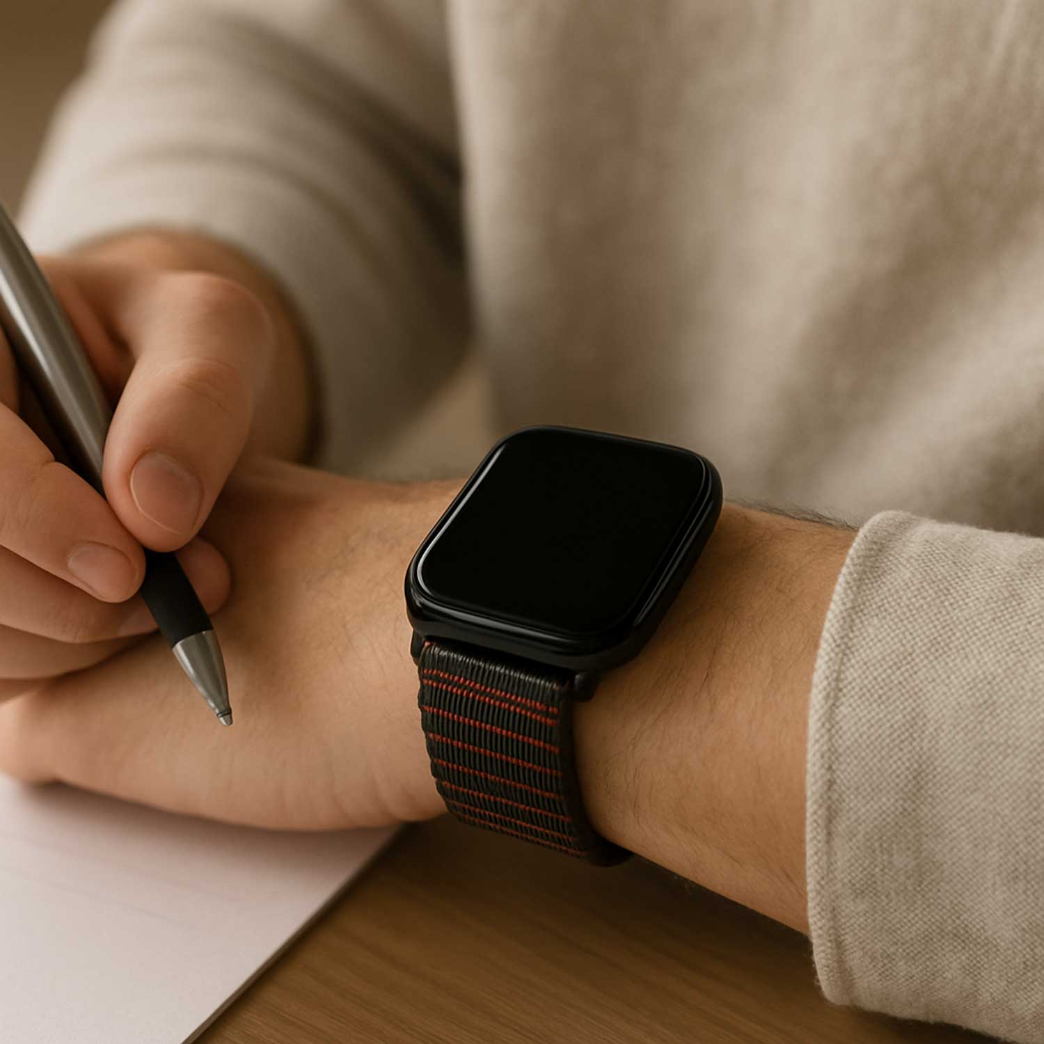 Apple Watch Nylon Sport Loop Strap - Rhythm - 7440850395322 - 123watches