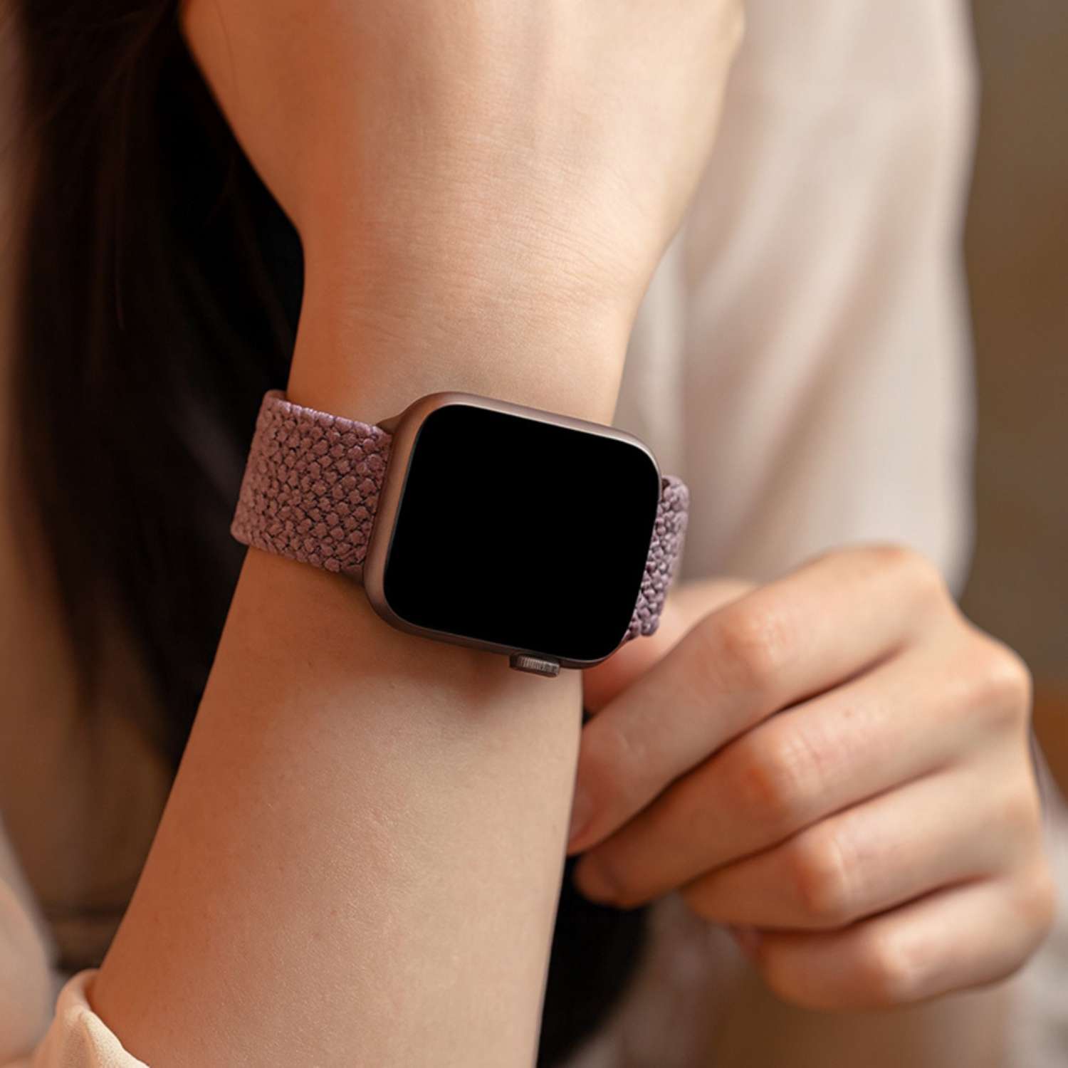  Apple Watch Nylon Braided Buckle Weavy Strap