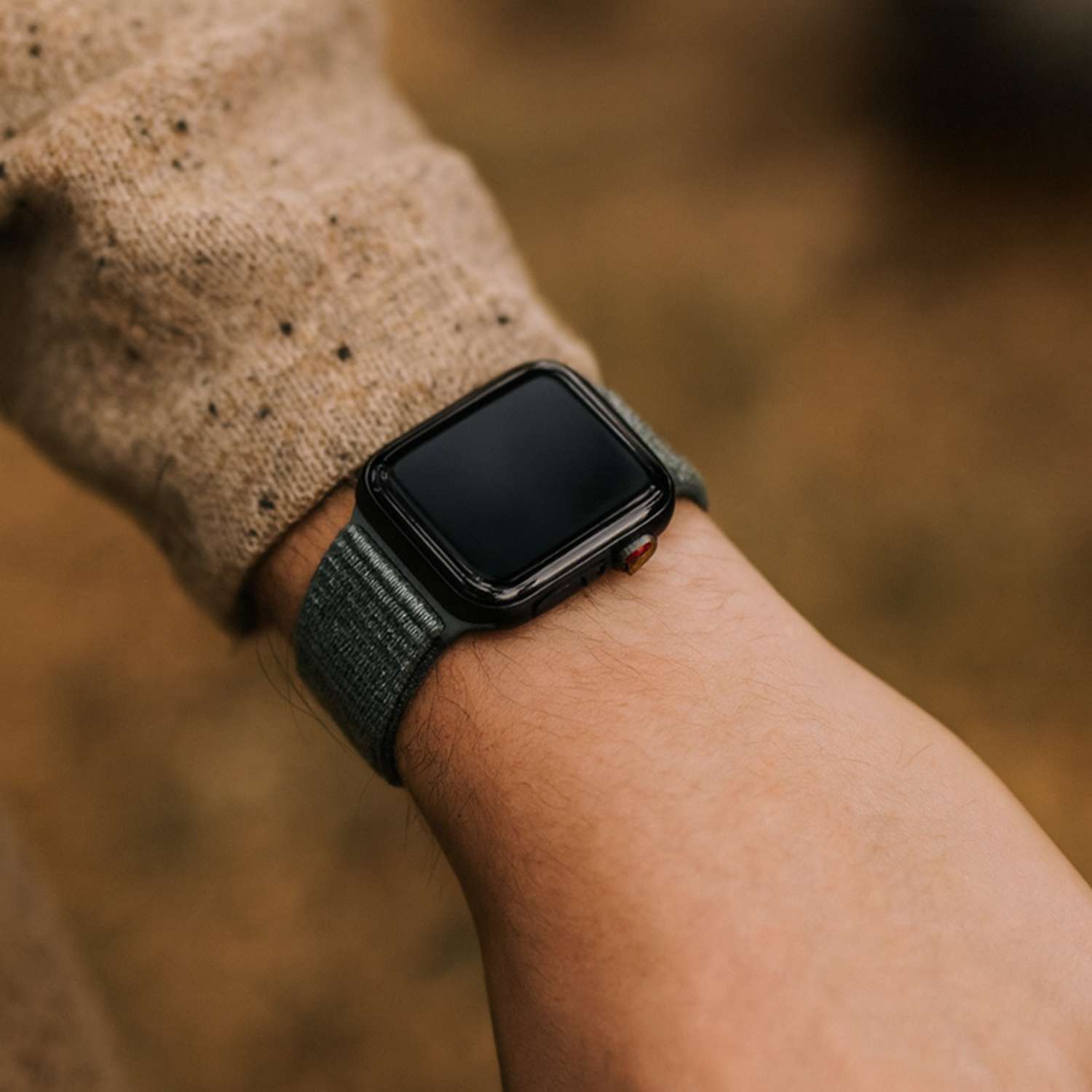 Apple Watch Nylon Sport Loop Strap - Storm Grey