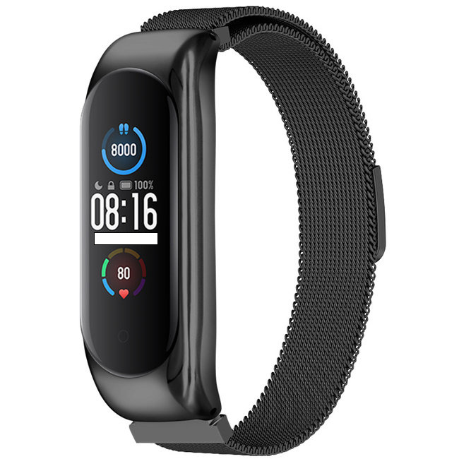 Xiaomi Mi 3/4/5/6 Milanese Strap - Black