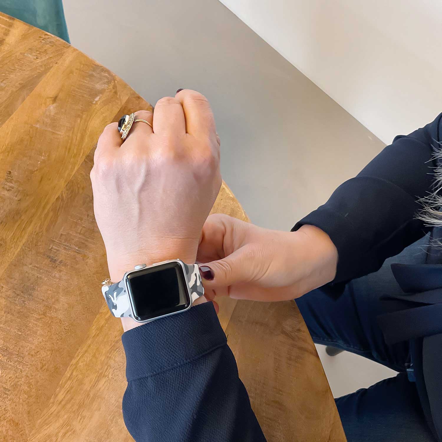Apple Watch Print Sport Strap - Camouflage
