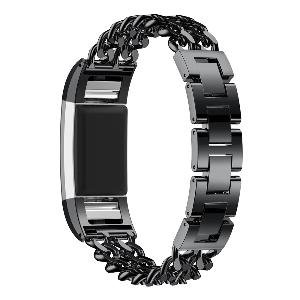 Fitbit Charge 2 Cowboy Steel Link Strap - Black