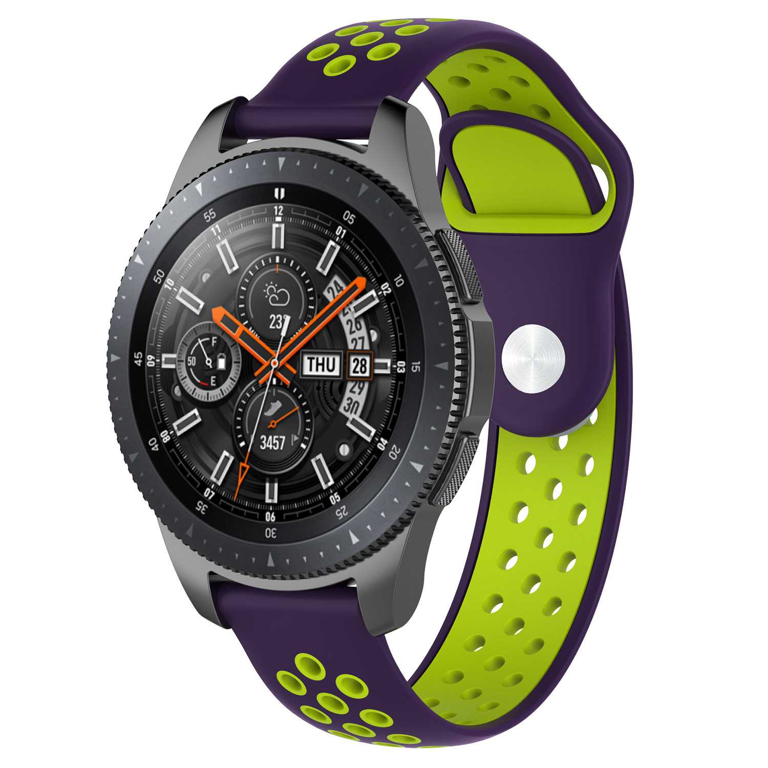 Huawei Watch Gt Double Sport Strap - Purple Green