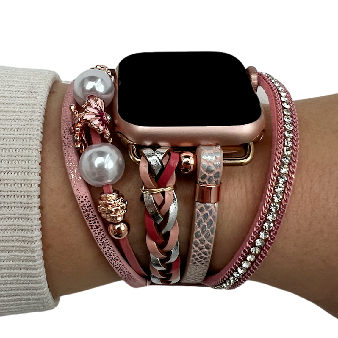 Apple Watch Jewellery Strap – Liz Pink