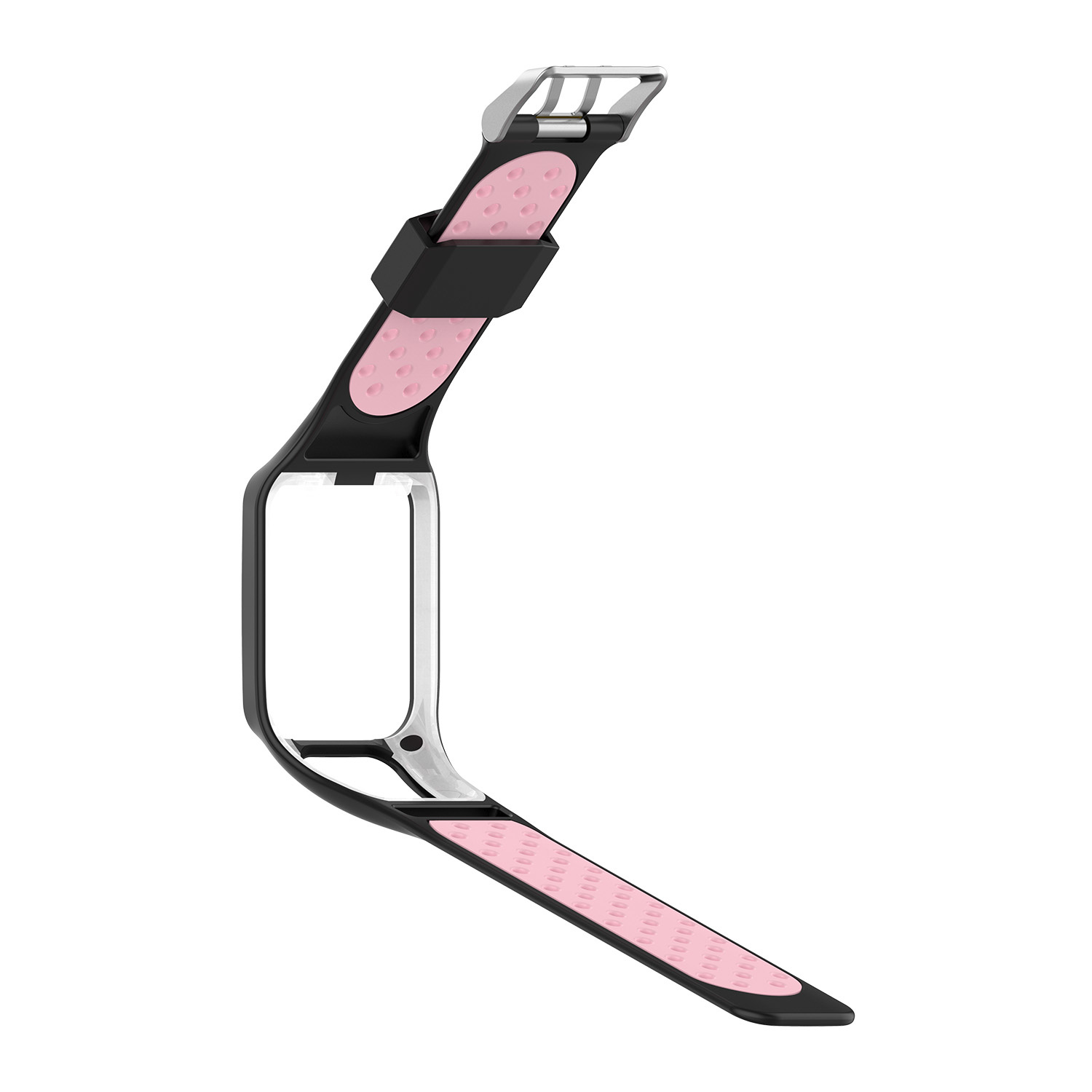 Tomtom Runner / Spark / Adventure Double Sport Strap - Black Pink