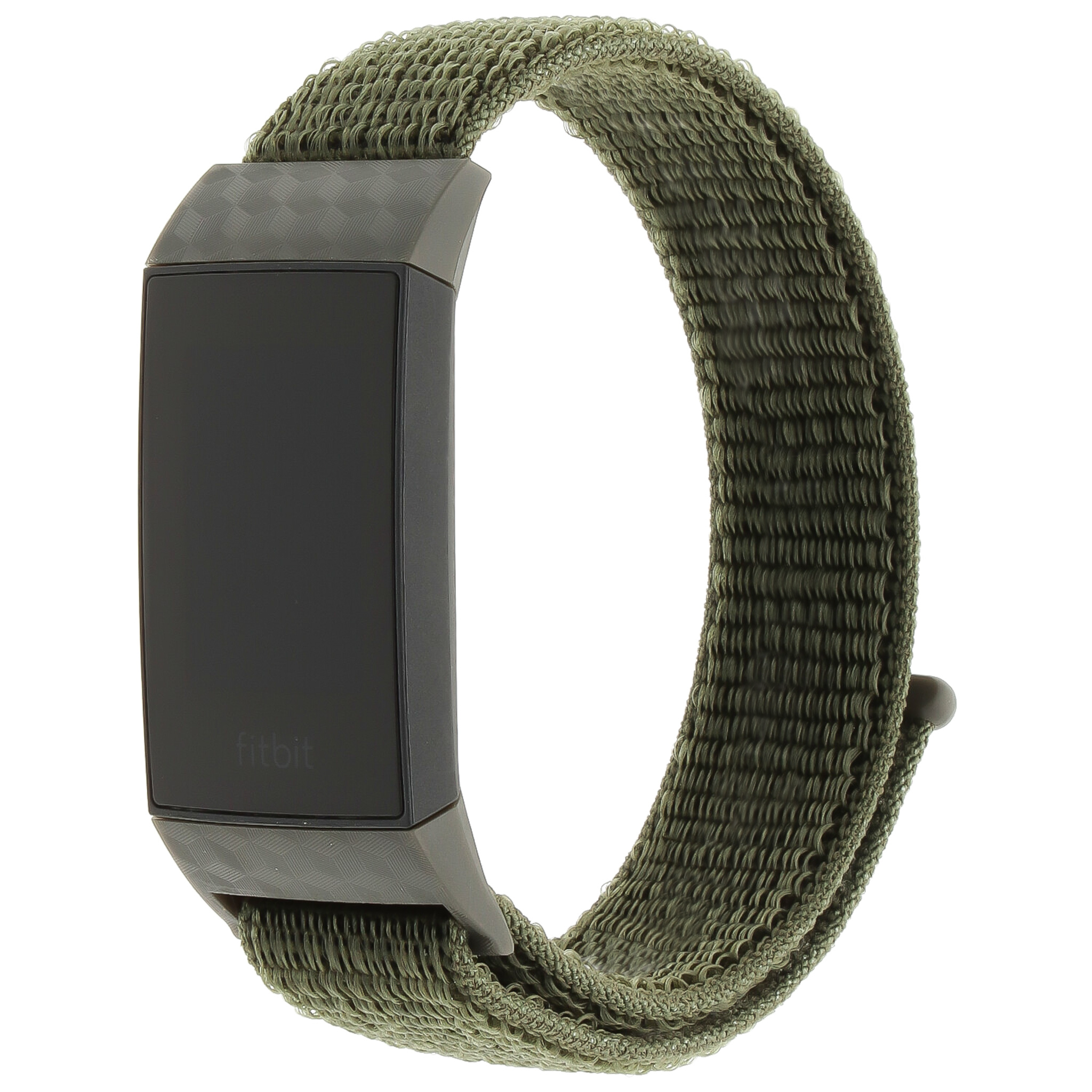 Fitbit Charge 3 &Amp; 4 Nylon Strap - Army Green