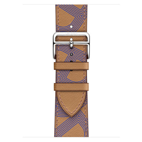 Apple Watch Leather Sing Tour - Brown Blue