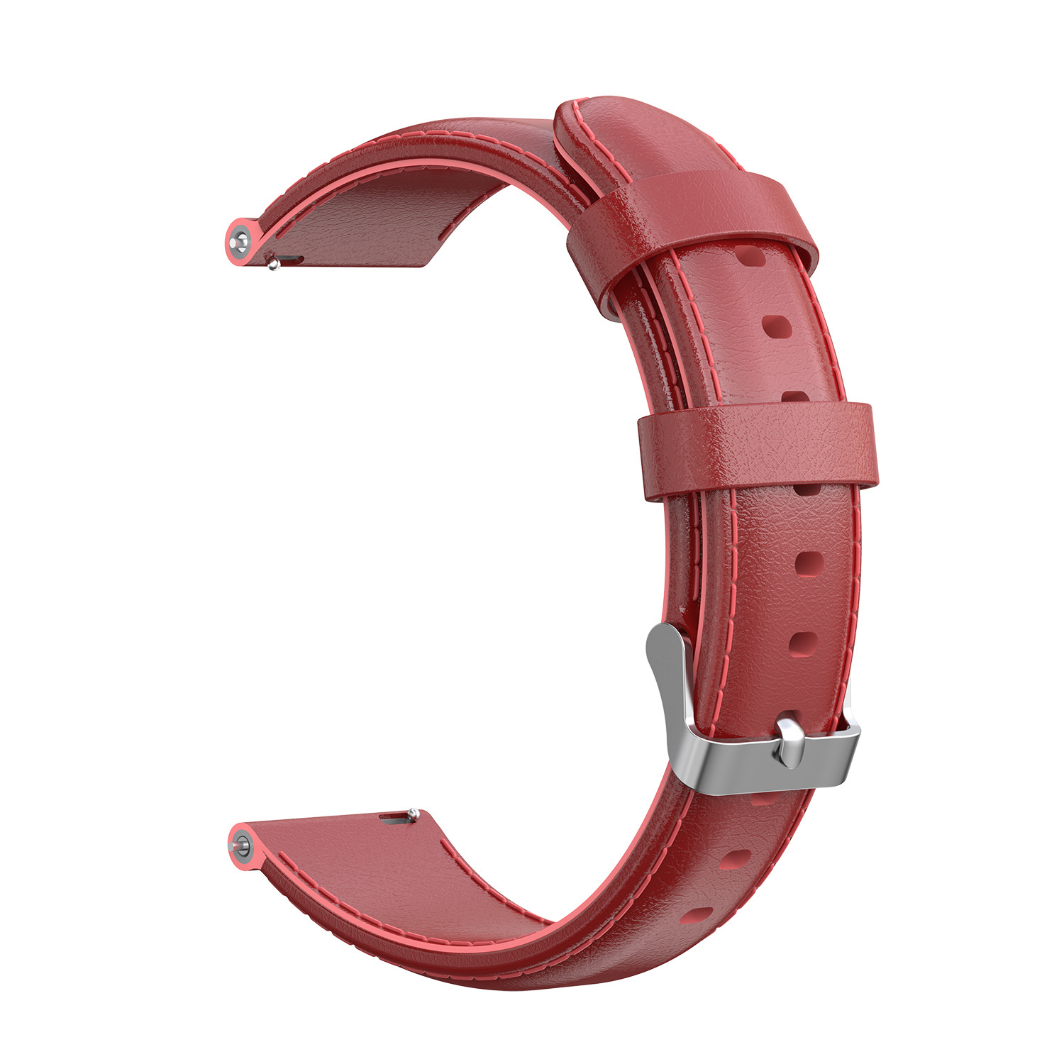 Huawei Watch Gt Leather Strap - Red Huawei Watch Gt Leather Strap - Red