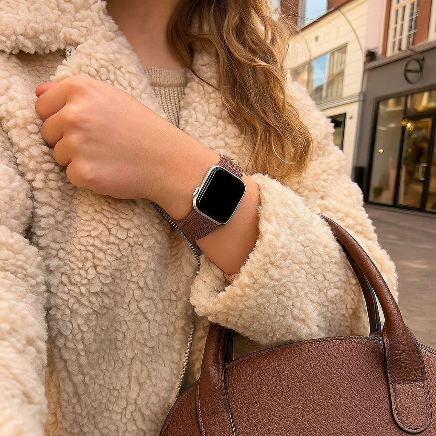 Apple Watch Nylon Sport Loop Strap - Smokey Mauve