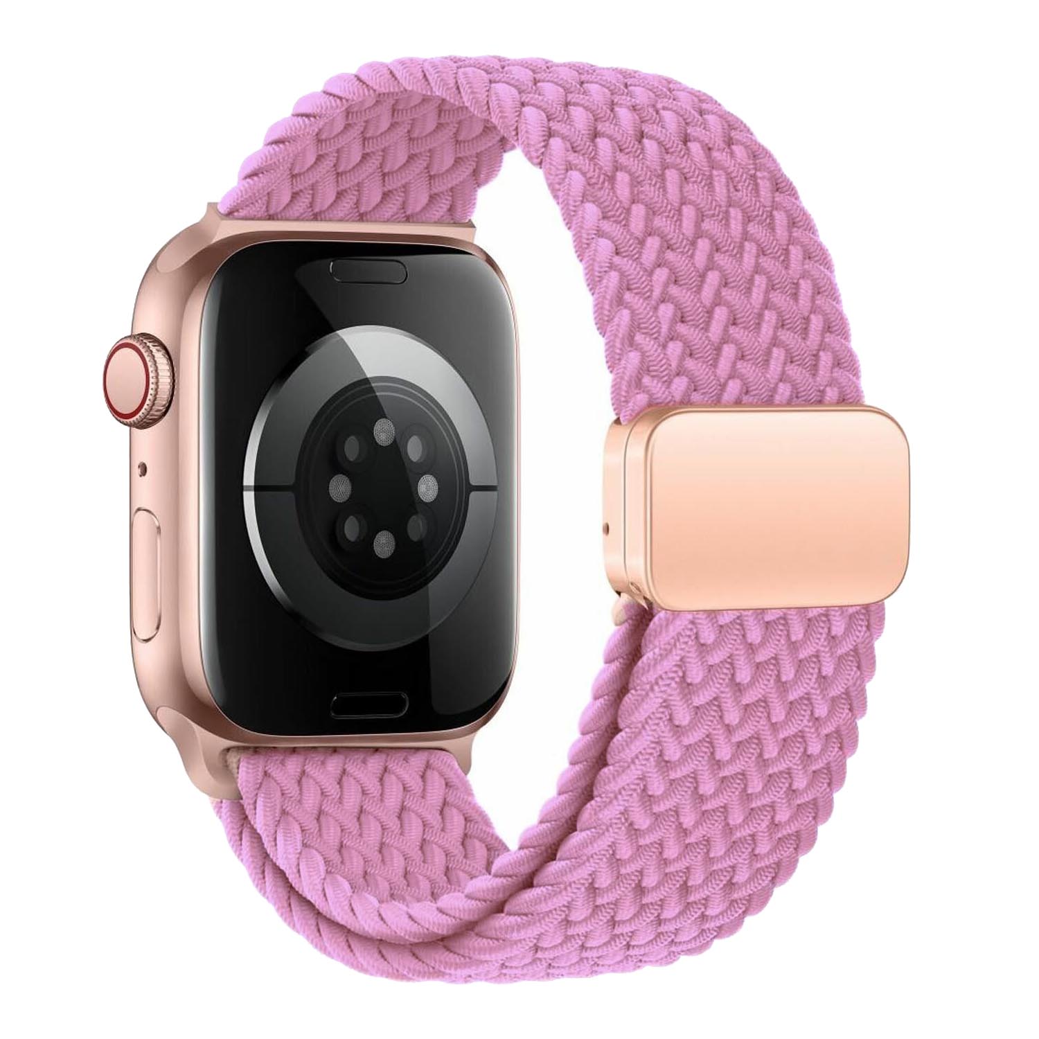 Apple Watch strap Zyra - nylon - bright pink