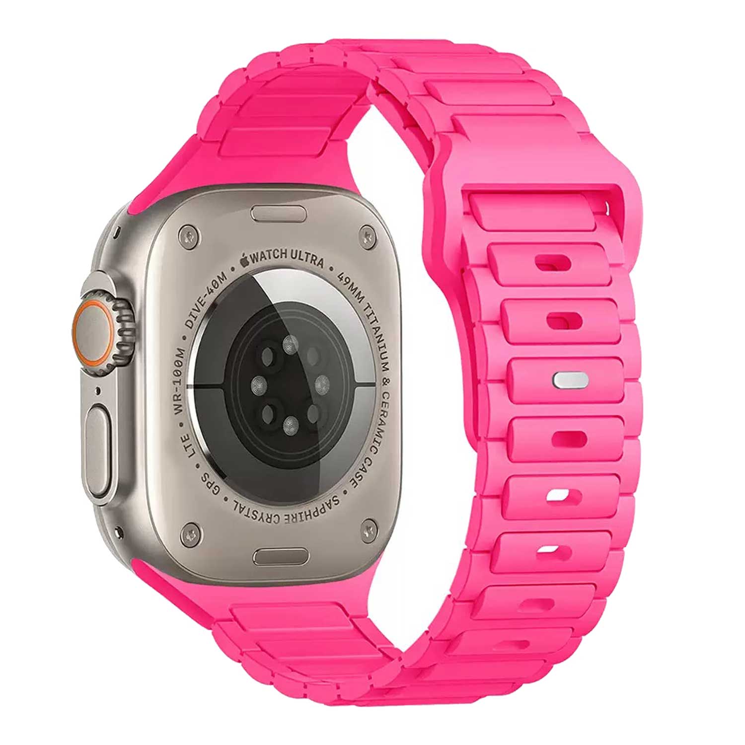 Apple Watch strap Raveo - silicone - pink