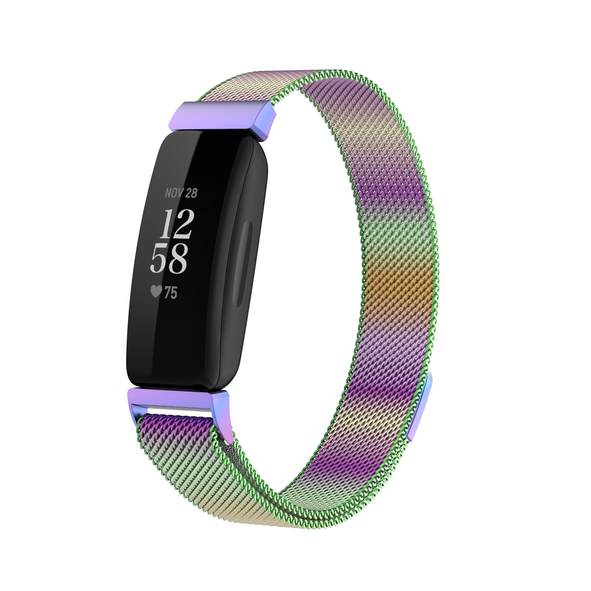 Fitbit Inspire 2 Milanese Strap - Colourful