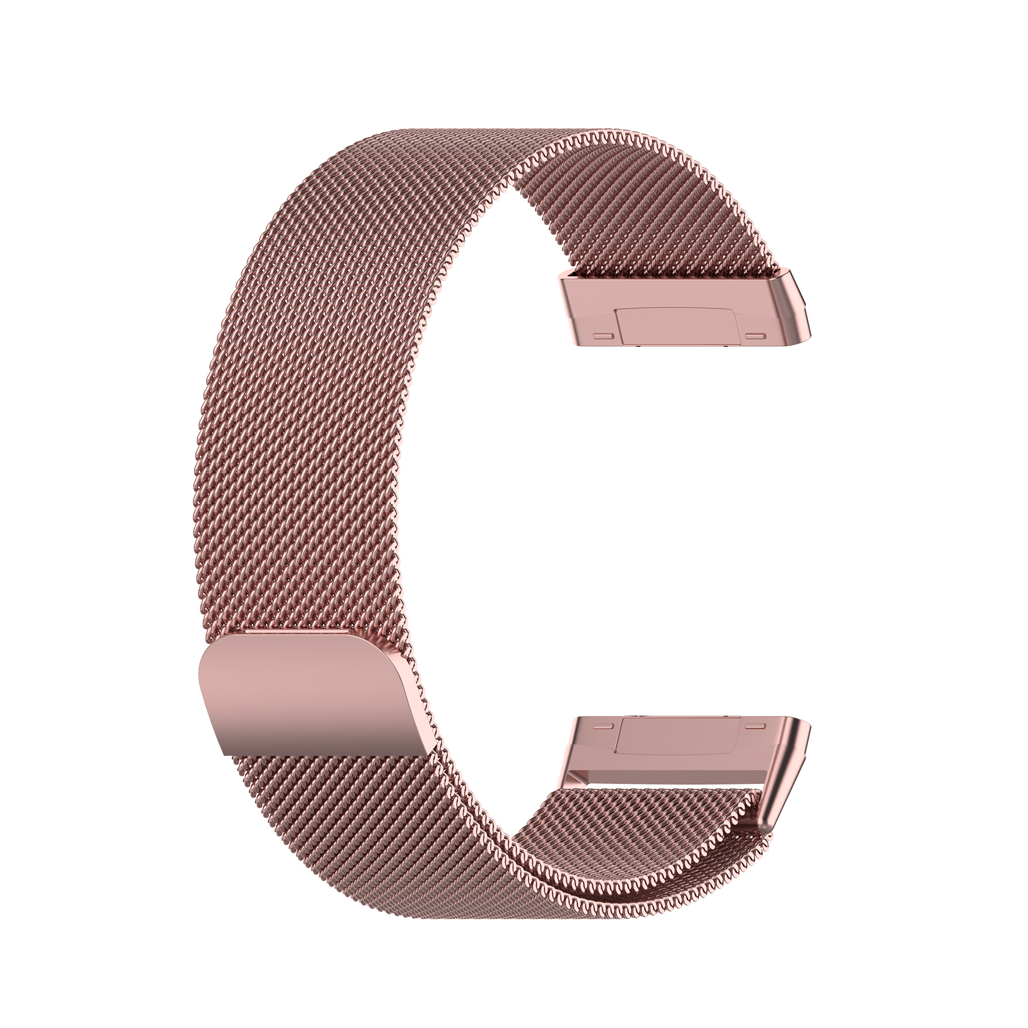 Fitbit Versa 3 / Sense Milanese Strap - Pink Red
