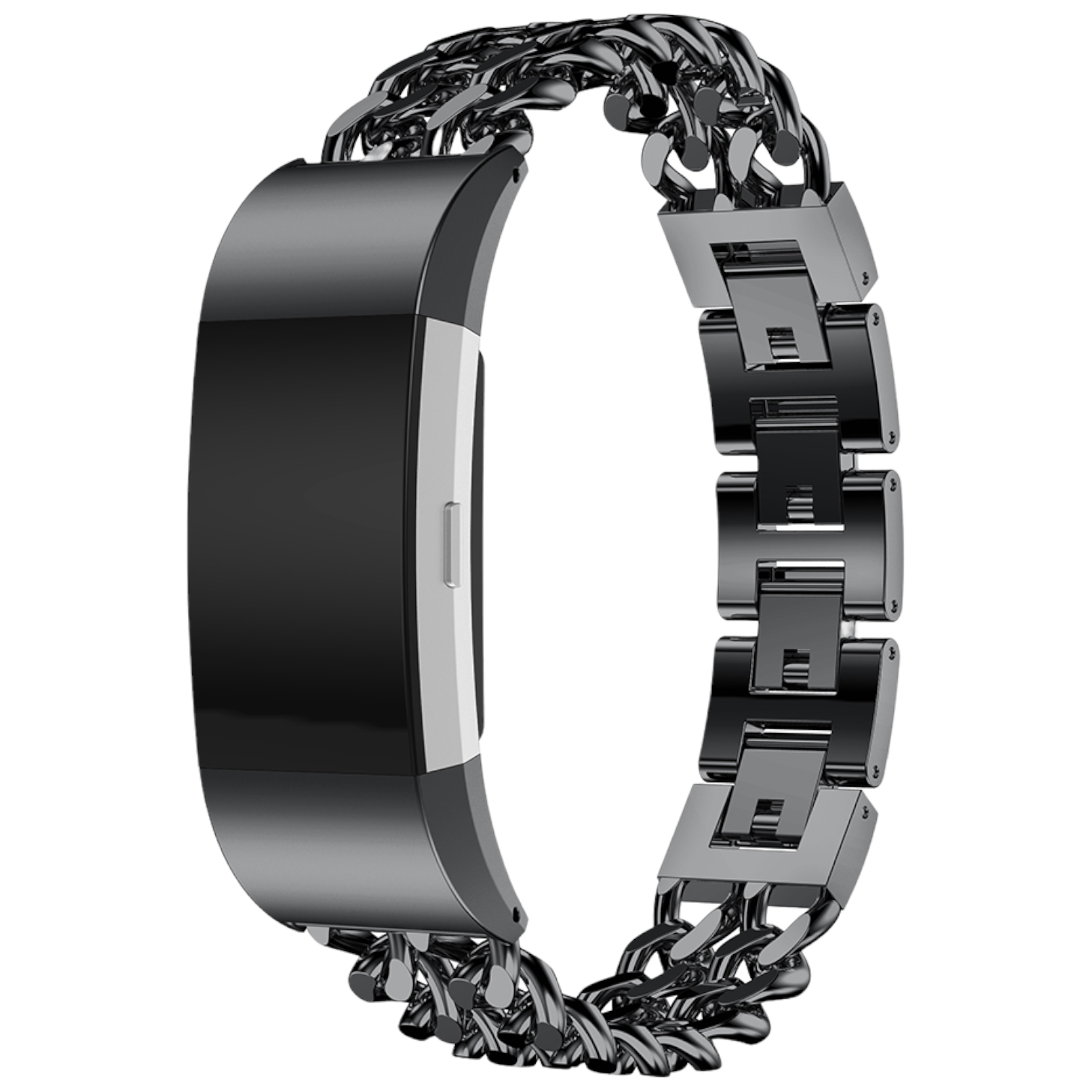 Fitbit Charge 2 Cowboy Steel Link Strap - Black