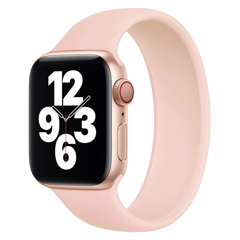 Apple Watch Sport Solo Strap - Pink Sand