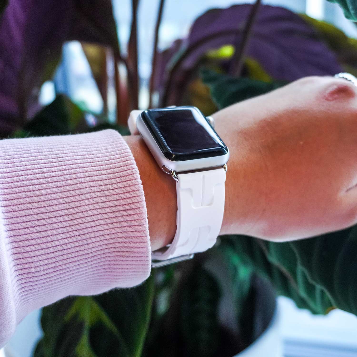 Apple Watch Sport HermèS Kilim Single Tour - White