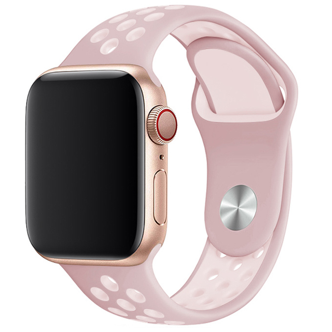 Apple Watch Double Sport Strap - Light Pink Pink