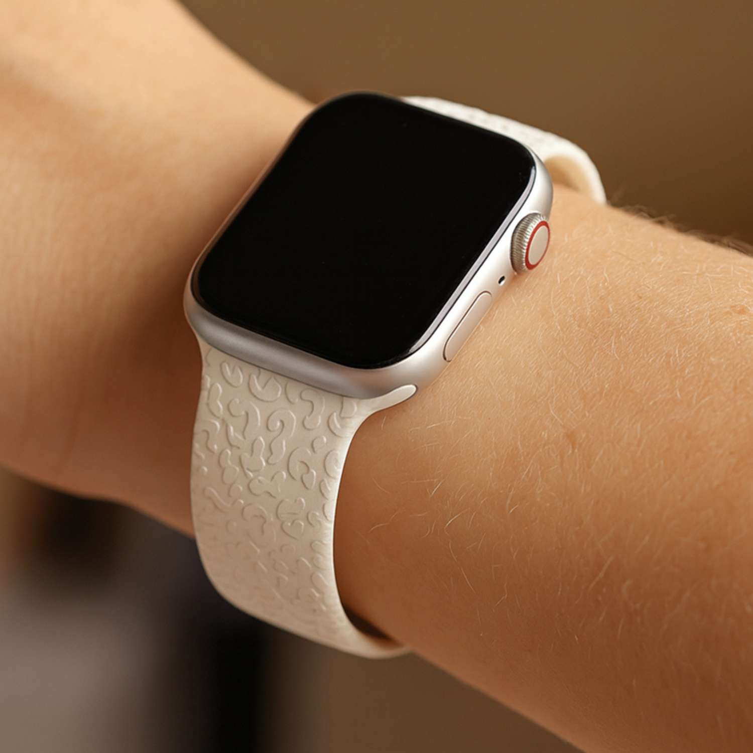 Apple Watch Print Sport Strap - Leopard Starlight