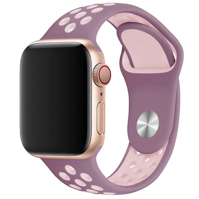 Apple Watch Double Sport Strap - Violet Pink