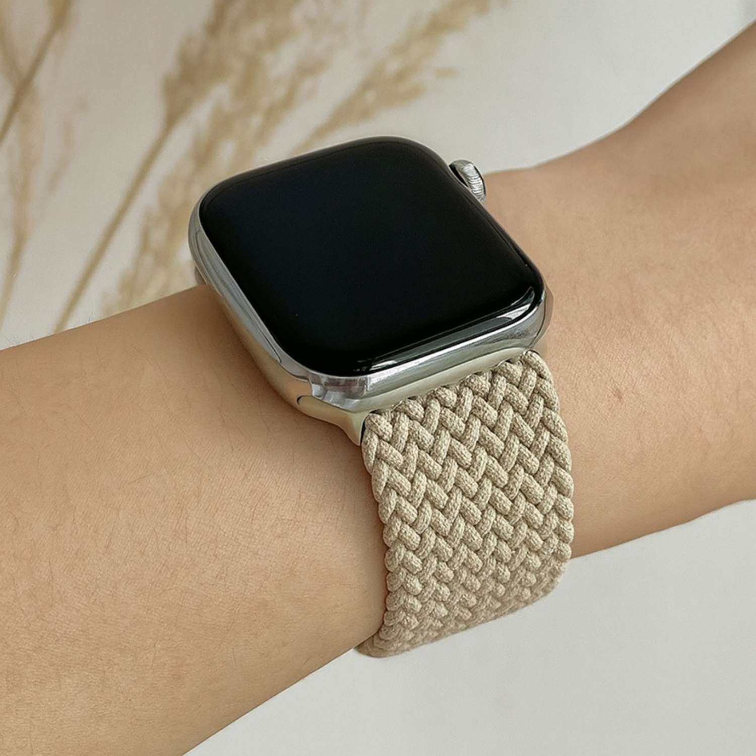 Apple Watch strap Zyra - nylon - beige