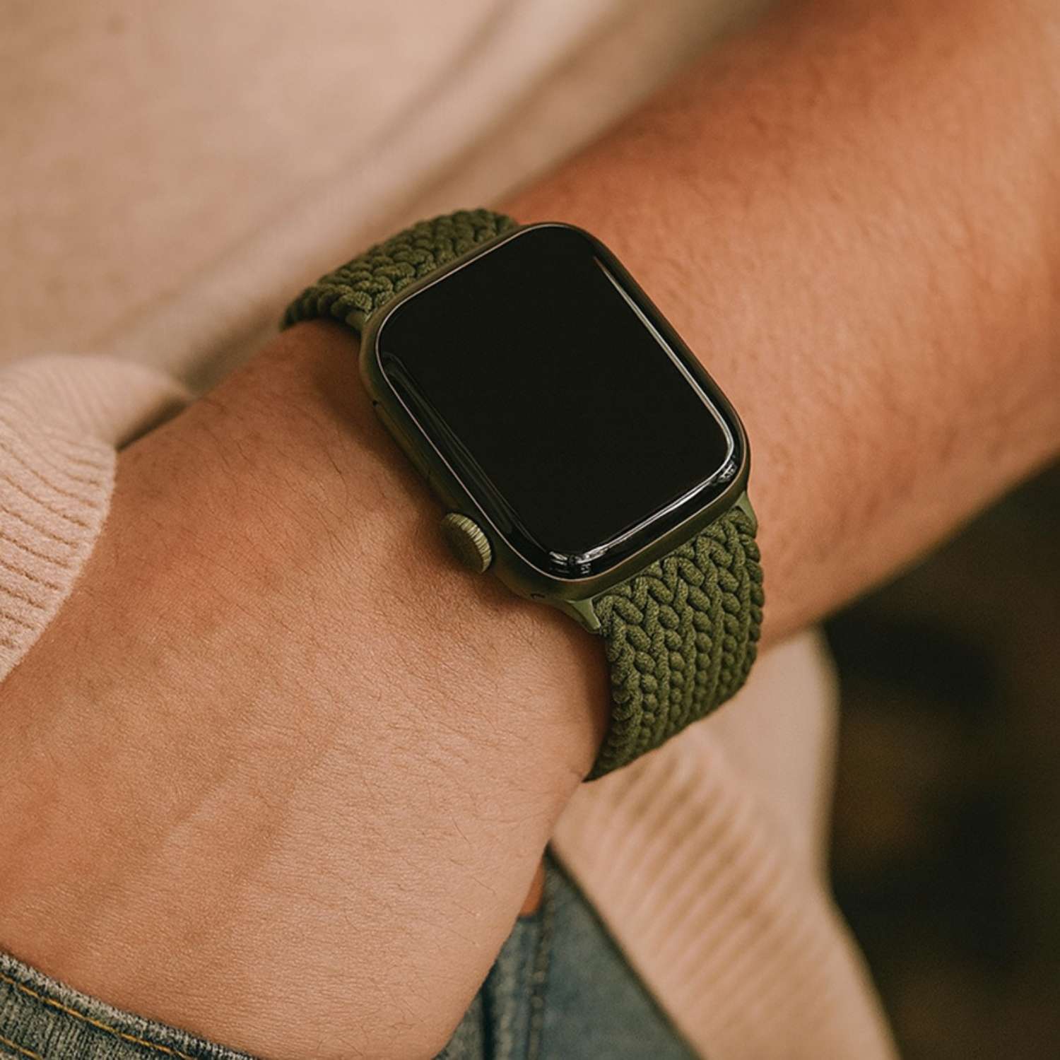  Apple Watch Nylon Braided Buckle Weavy Strap