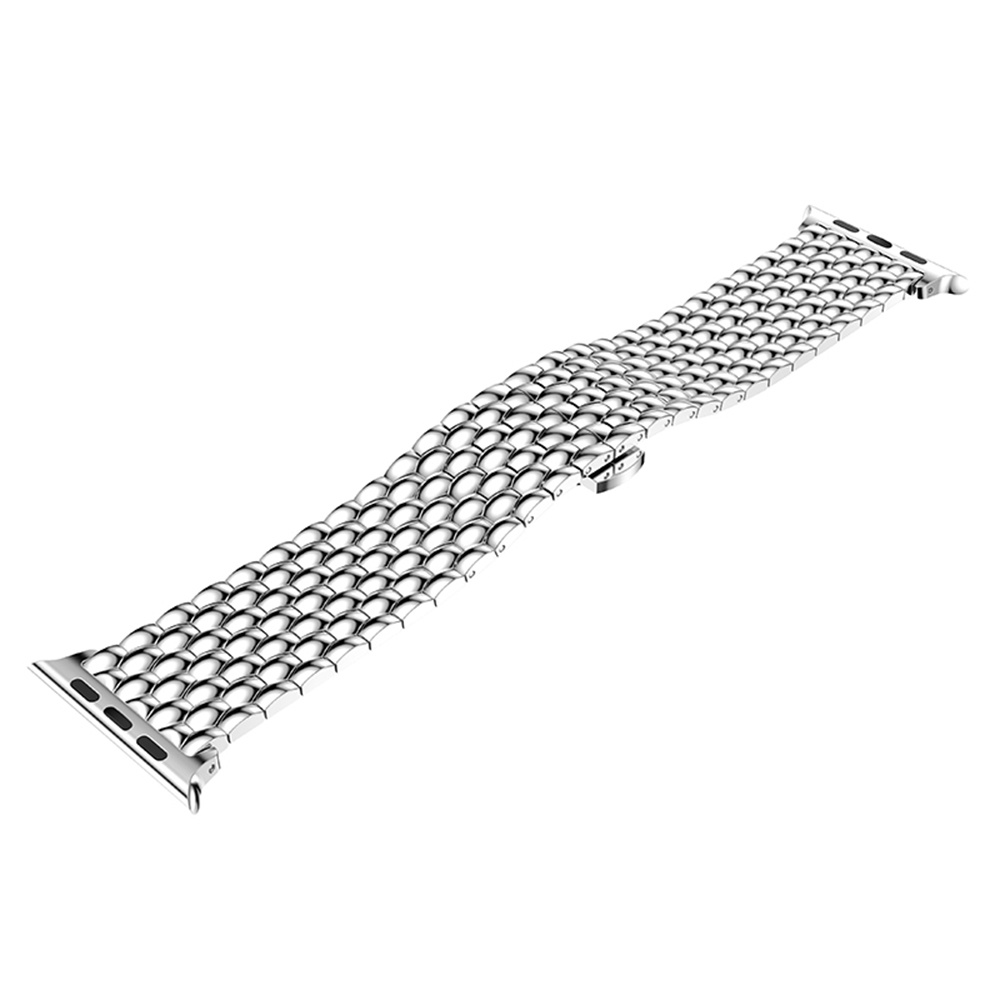 Apple Watch Dragon Steel Link Strap - Silver