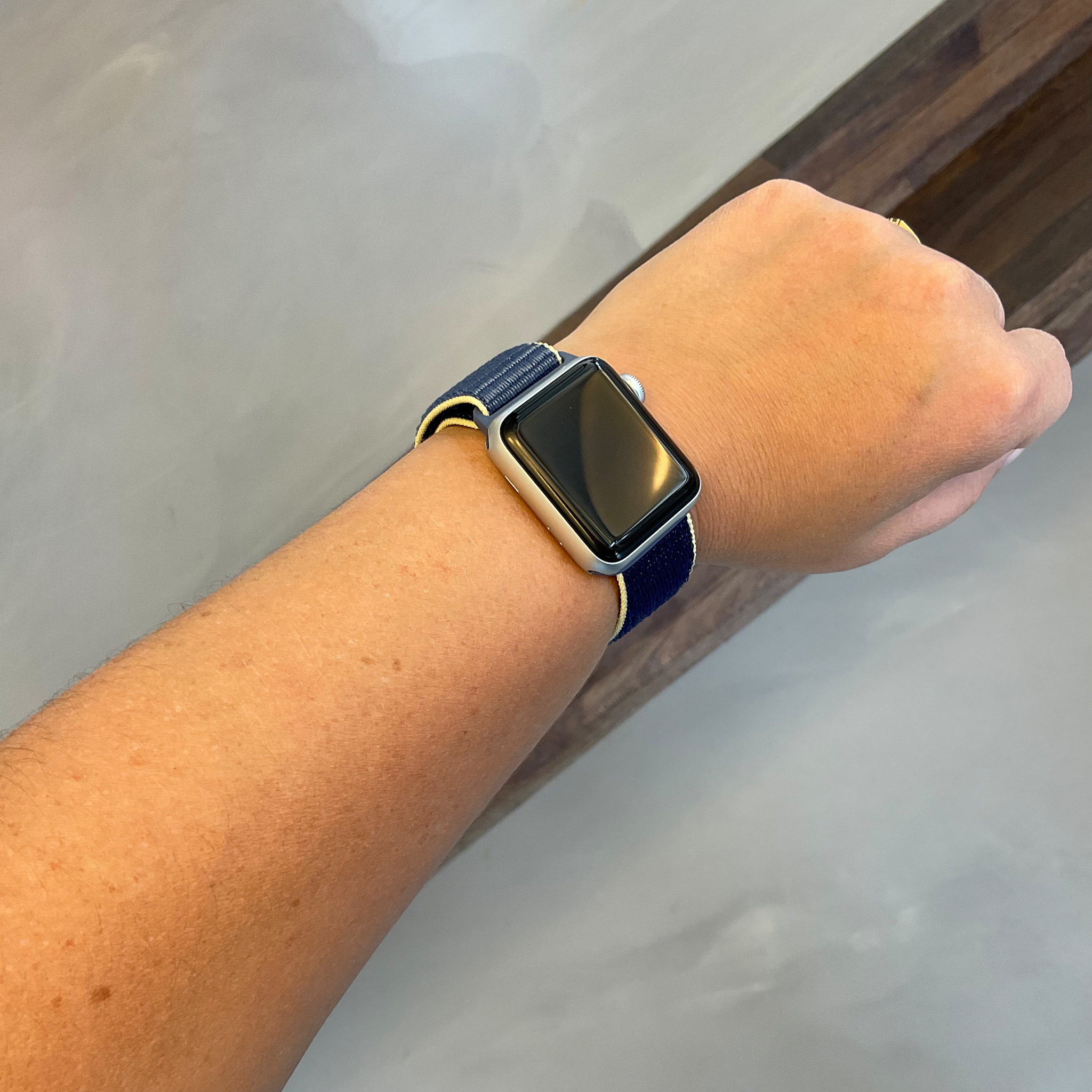 Apple Watch Nylon Sport Loop Strap - Alaskan Blue