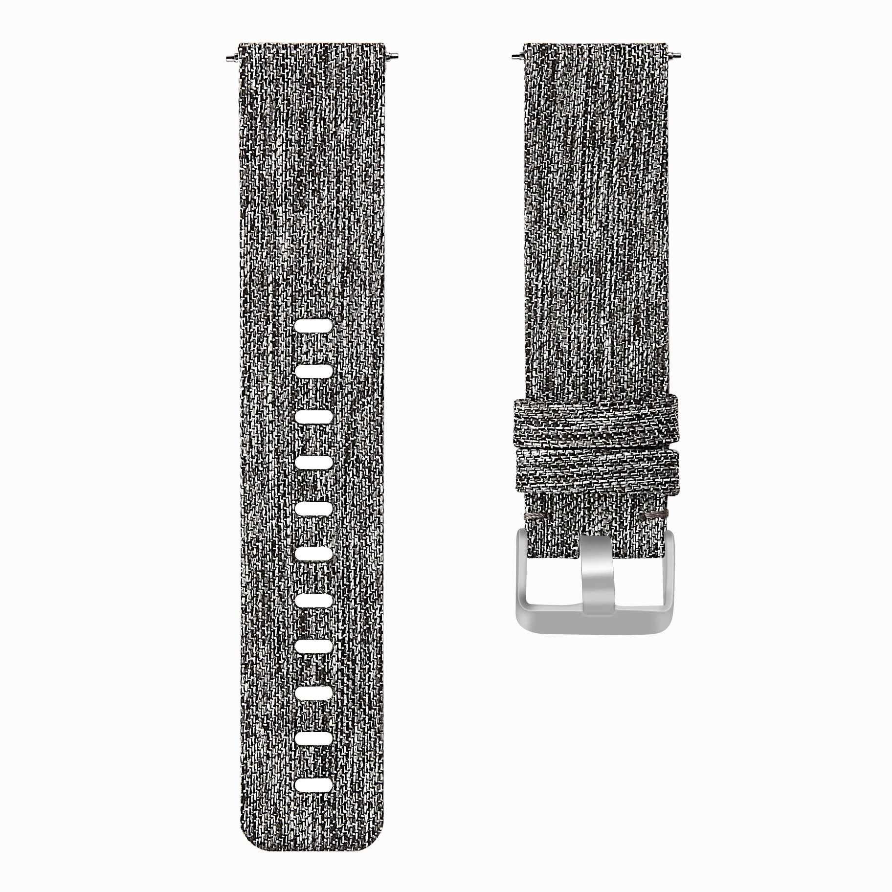 Fitbit Versa Nylon Buckle Strap - Dark Grey