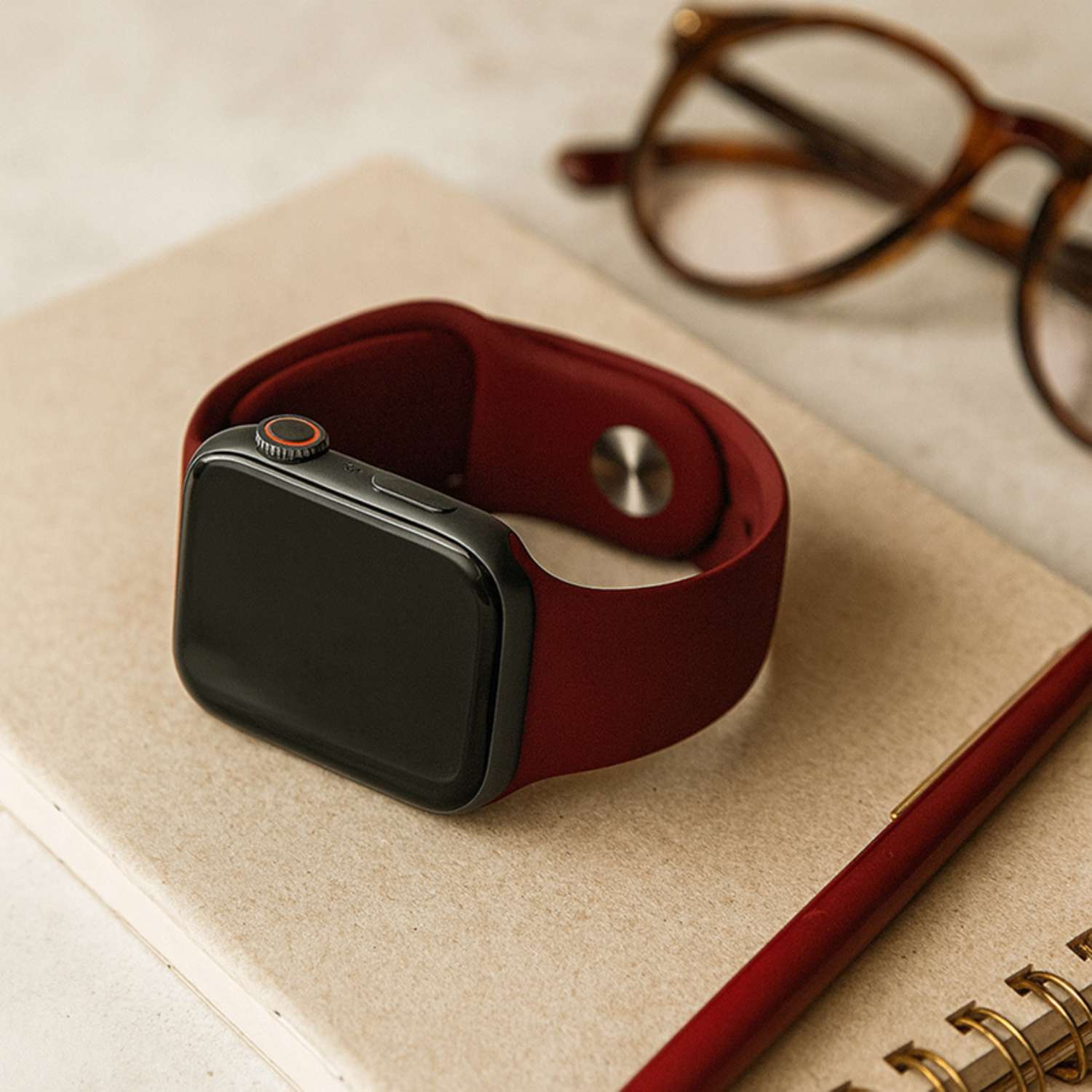 Apple Watch Sport Strap - Wine Red