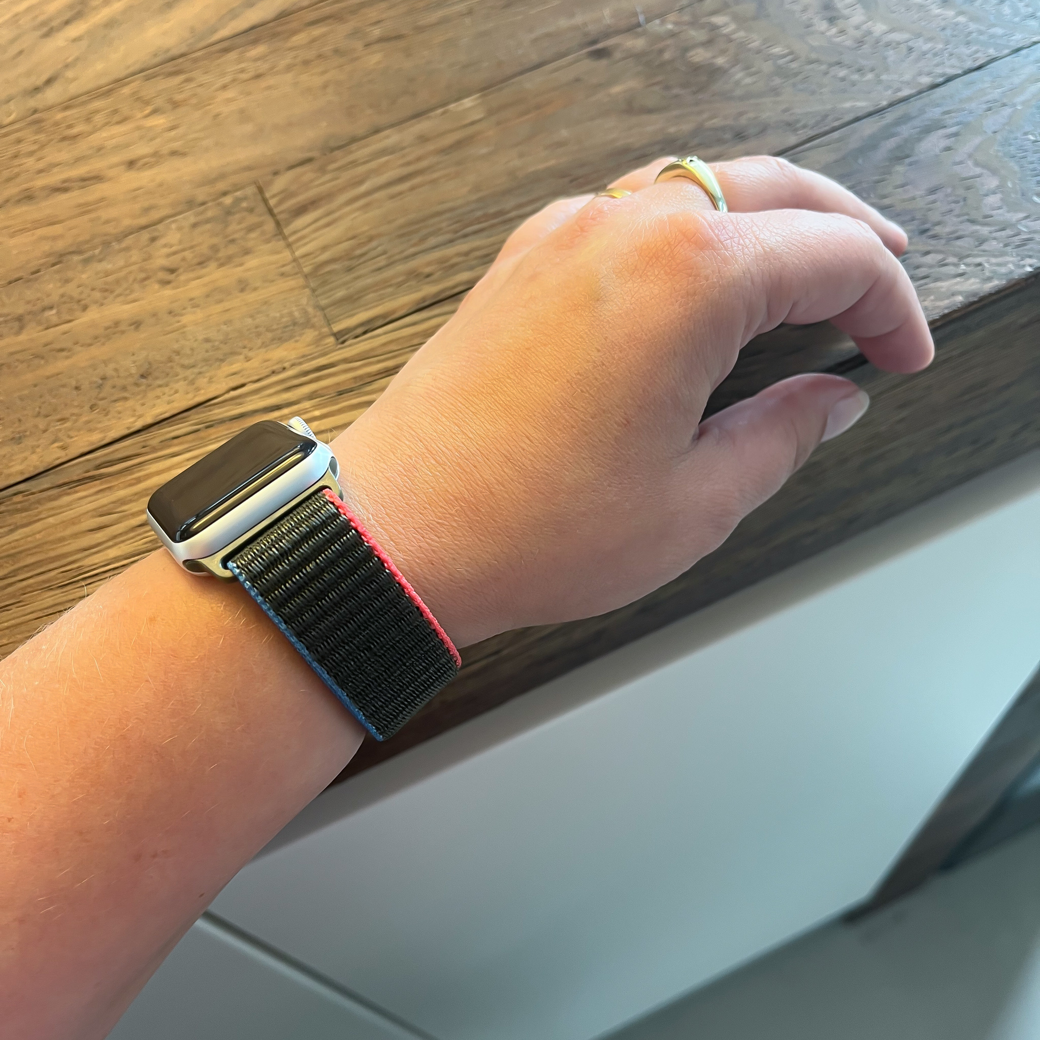 Apple Watch Nylon Sport Loop Strap - Olive Mix