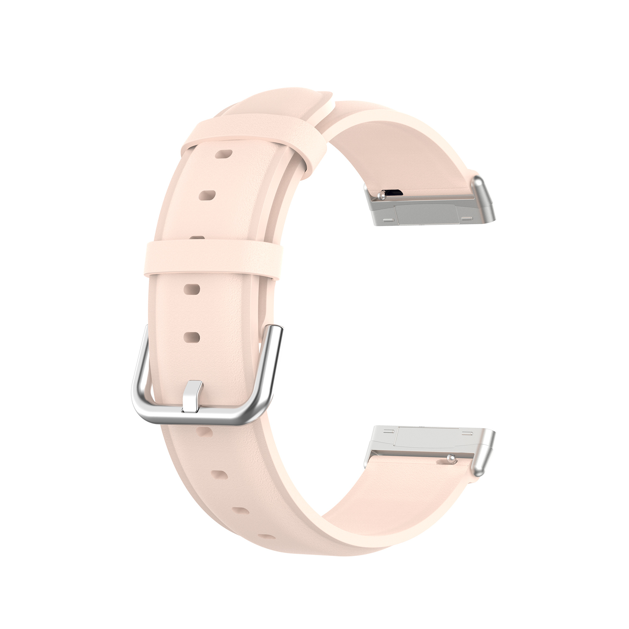 Fitbit Versa 3 / Sense Leather Strap - Pink