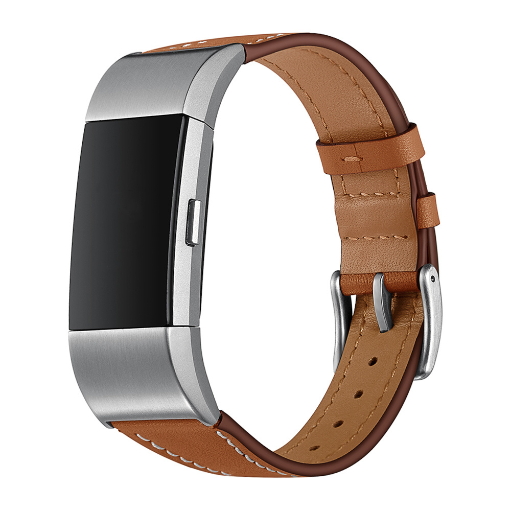Fitbit Charge 2 Premium Leather Strap - Brown