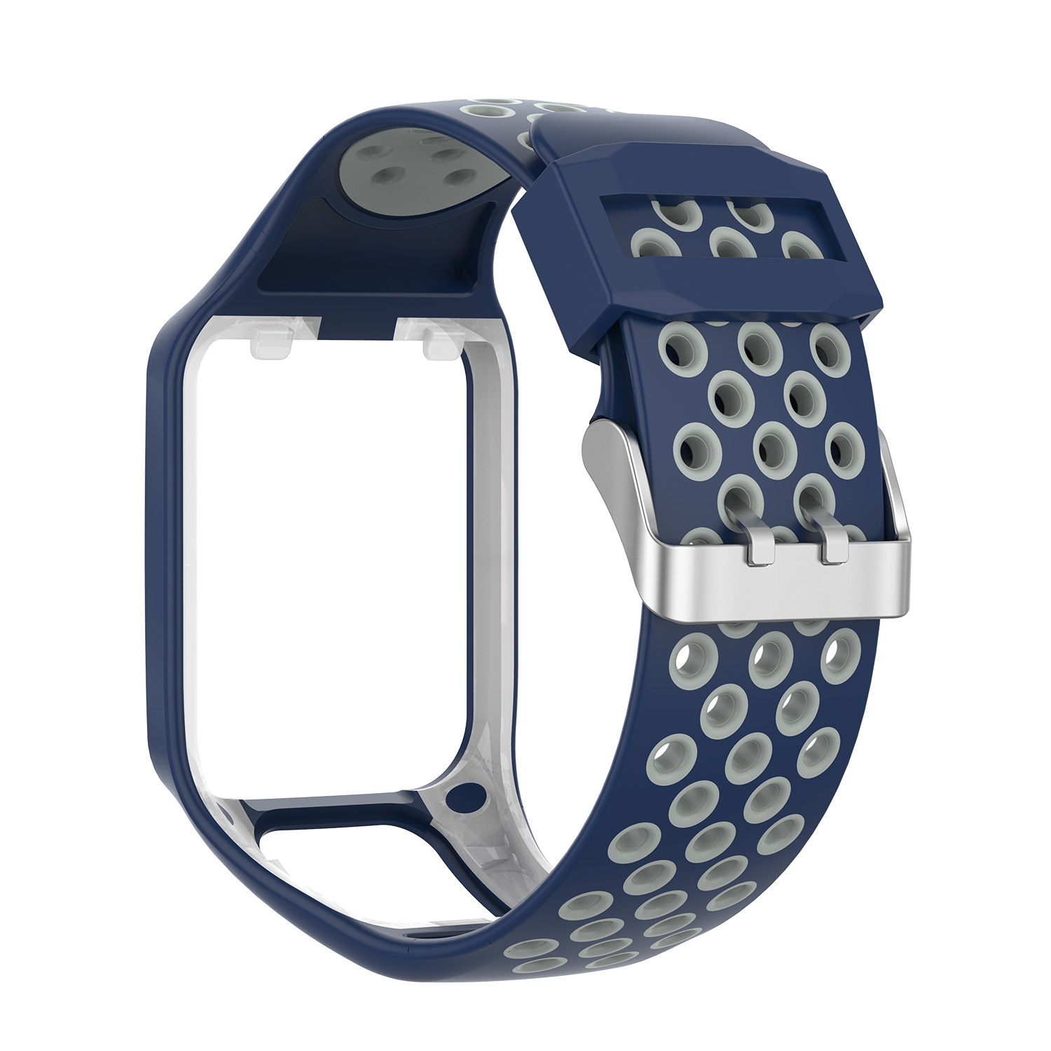 Tomtom Runner / Spark / Adventure Double Sport Strap - Dark Blue Grey