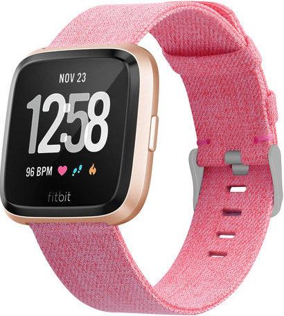 Fitbit Versa Nylon Buckle Strap - Pink