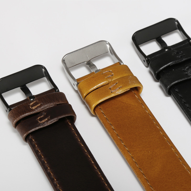 Fitbit Versa 3 / Sense Genuine Leather Strap - Light Brown