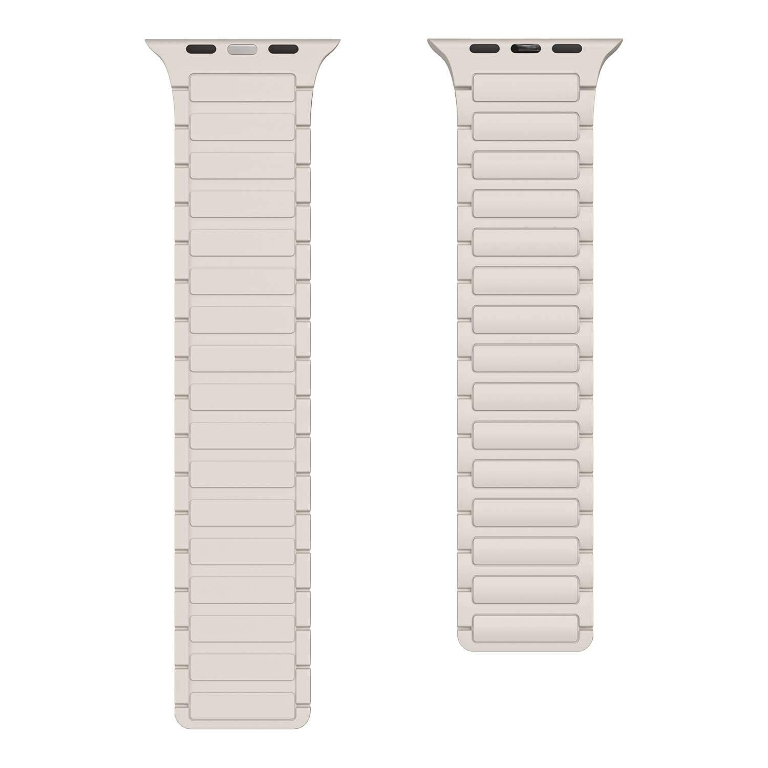Apple Watch strap Zyro - silicone - starlight