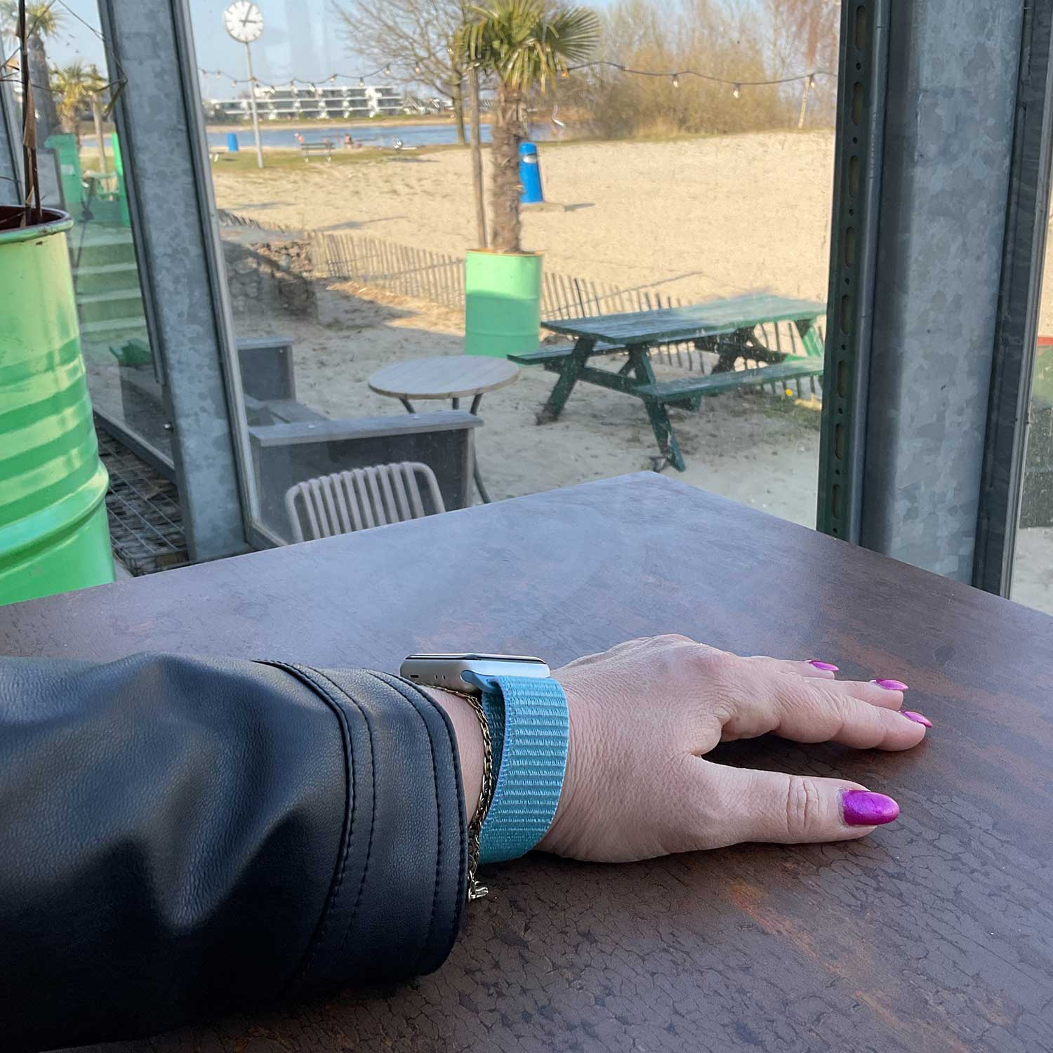 Apple Watch Nylon Sport Loop Strap - Cornflower