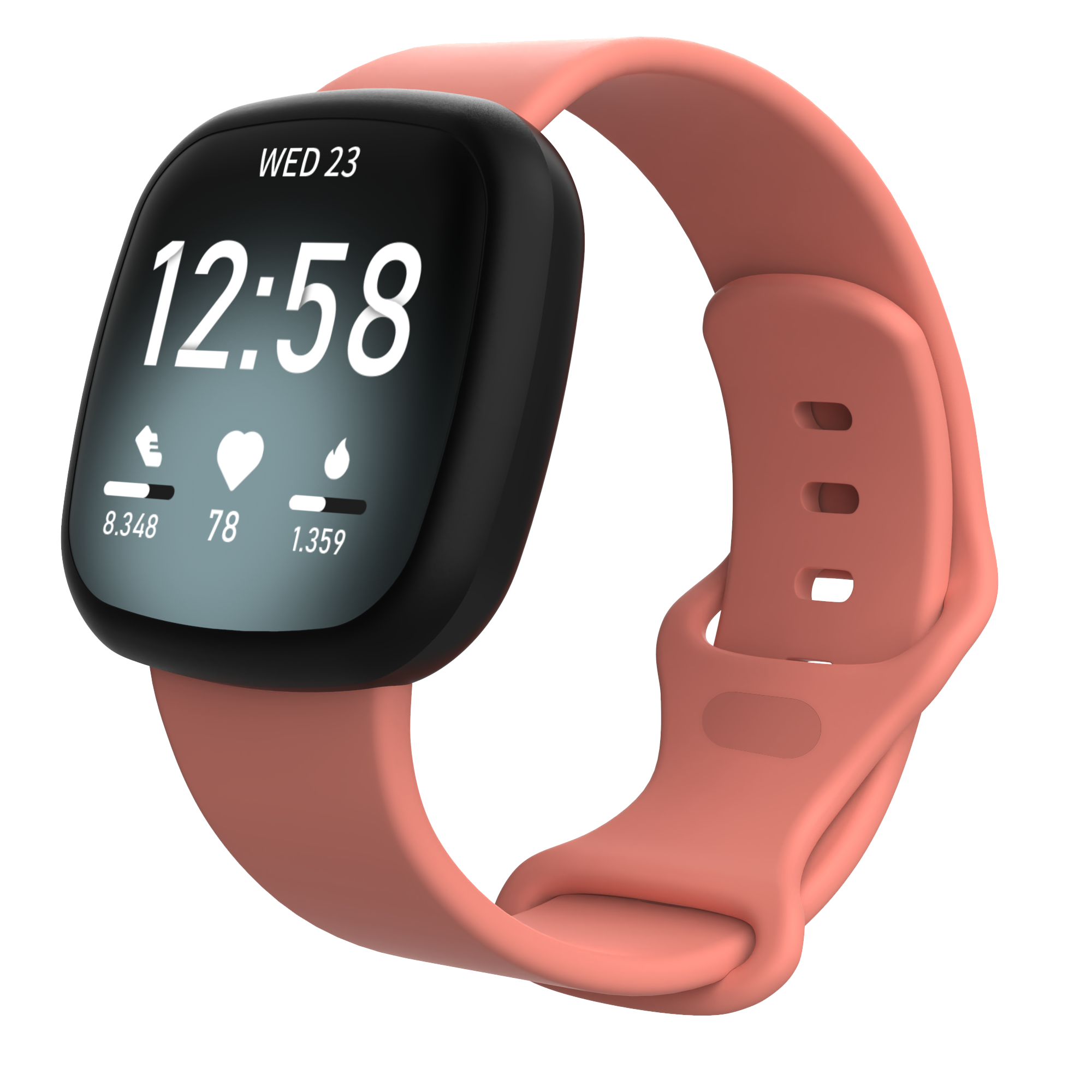 Fitbit Versa 3 / Sense Sport Strap - Pink