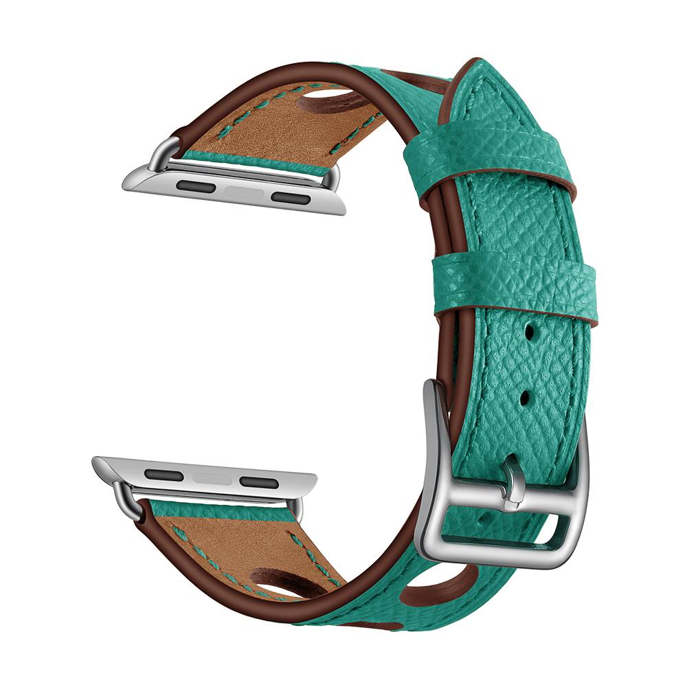 Apple Watch Leather Hermes Strap - Green