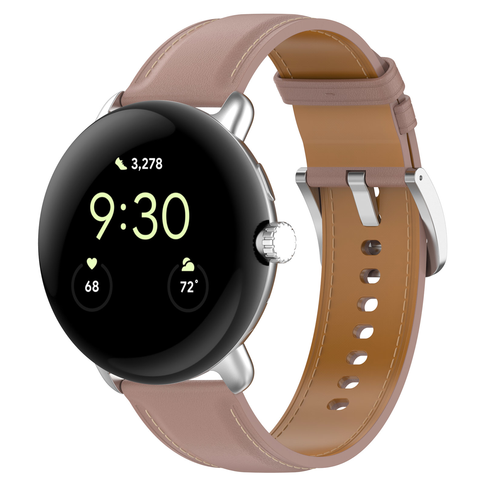 Google Pixel Watch Leather Strap - Beige